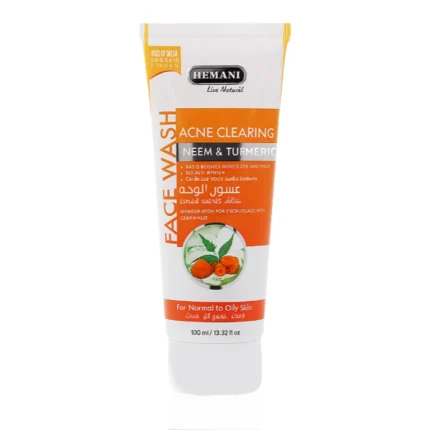 Hemani - Face Wash - Neem Turmeric 100ml "Tube"