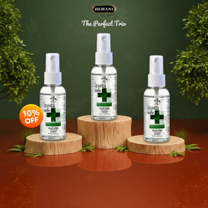 Hemani WB - Pack Of 3 - Insta Safe Hand Sanitizer Spray 50ml