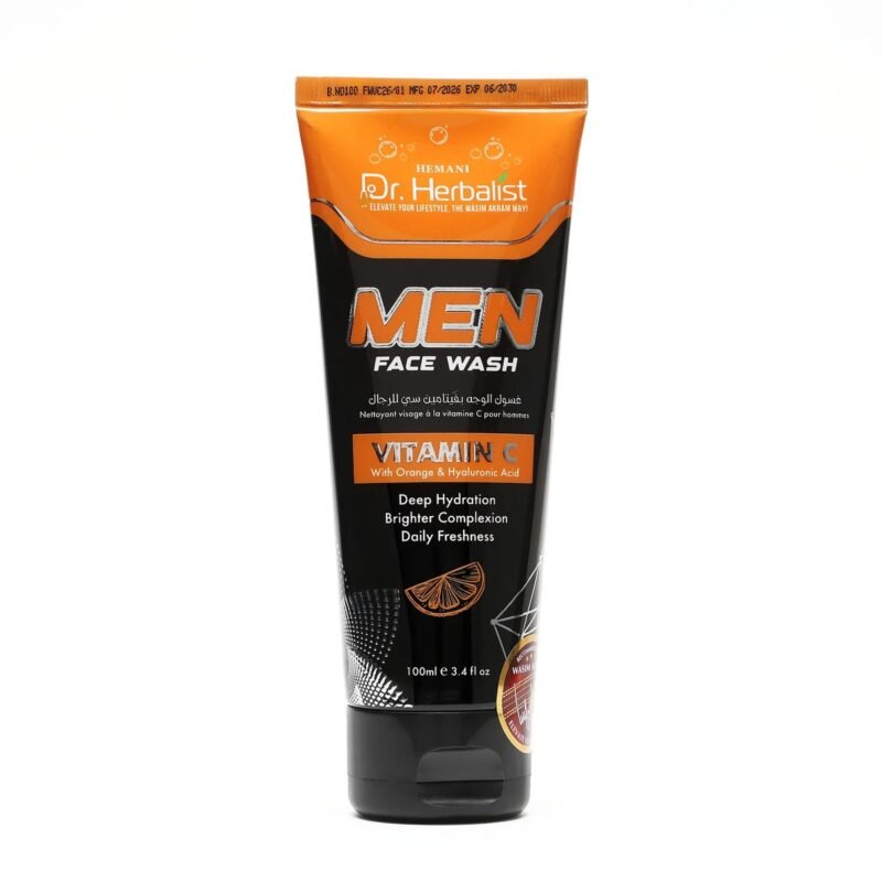 Dr Herbalist - Face Wash - Vitamin C with Orange Extract & Hyaluronic Acid 100ml "Tube"