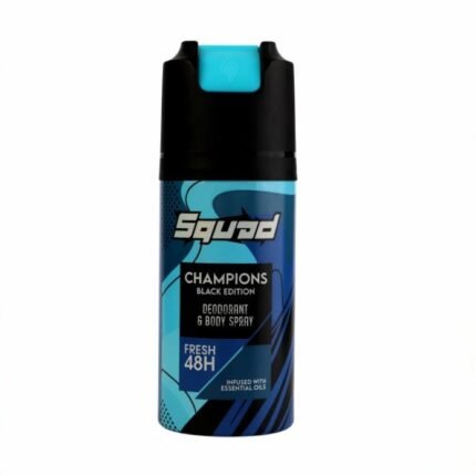 Squad Body Spray - Champions Black Edition 150ml